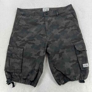 Pro Club Men's Cotton Camouflage Pockets Cargo Shorts Size 38